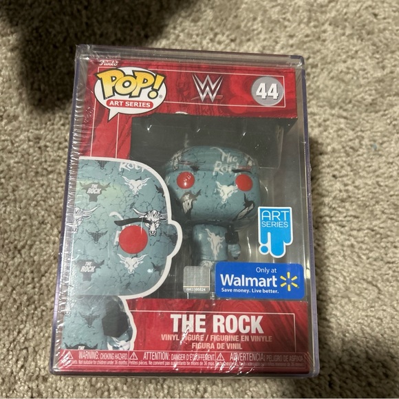 Funko Other - Funko POP! Sports WWE Wrestling Art Series THE ROCK Walmart 44